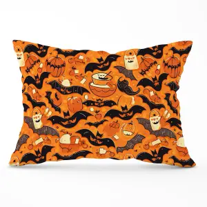 Candy-Filled Treat Bags And Bats Cushions 33cm x 48cm