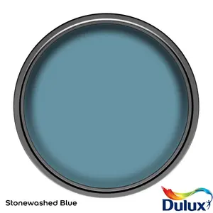 Dulux Simply Refresh Stonewashed Blue Eggshell Multi-surface Emulsion paint, 750ml