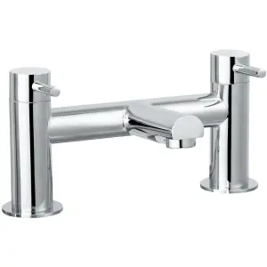 Bristan Mios Bath Filler Chrome Taps Deck Mount Bathroom Tap