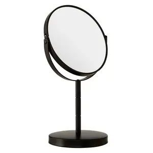 Metal Flat Mirror Silver / 29cm H x 18cm W