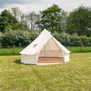 5m Kokoon Deluxe XL Bell Tent with Chimney Fitting, 100% cotton canvas