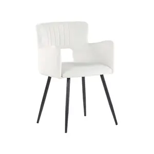 Kirssy Upholstered Dining Chair White