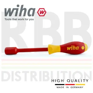 Wiha Hex Driver Screwdriver 1000v VDE Electrician 13mm SoftFinish Grip 00864