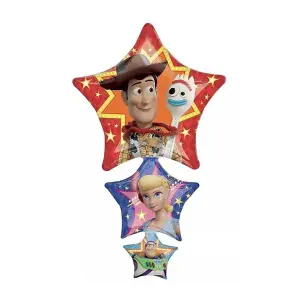 Toy Story 4 Stars Foil Balloon Multicoloured (One Size)