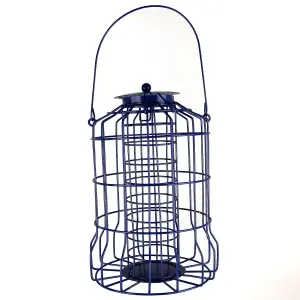 Metal Hanging Wild Bird Feeder - 3pcs Seed, Nut and Fat Ball Squirrel Proof