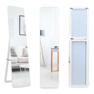 Costway Full Length Dressing Mirror Full Body Mirror Freestanding Wall Mounted