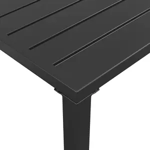 Berkfield Garden Dining Table Anthracite 110x54x70 cm Steel