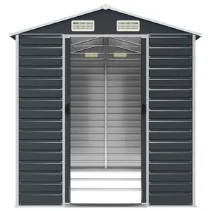 Brumit Garden Shed 191x300x198 cm Galvanised Steel Anthracite