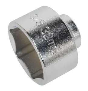 Sealey Low Profile Oil Filter Socket 32mm 3/8"Sq Drive SX113