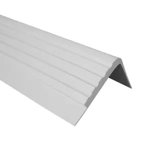 Stair non anti slip nosing rubber angle step edge PVC RF 150cm gray