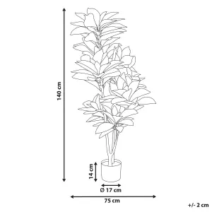 Artificial Plant CODIAEUM Green