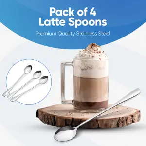 ASAB Pack Of 4 Stainless Steel Latte Spoons