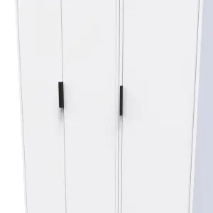 Madrid 3 Door Robe in White Matt (Ready Assembled)