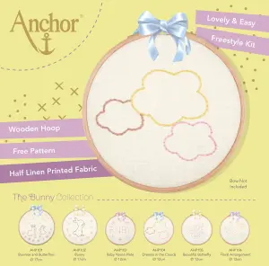 DREAM IN THE CLOUDS - Embroidery Kit with Hoop: Dream in the Clouds - Anchor