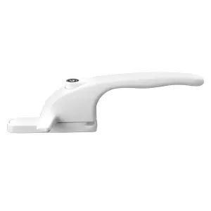 Yale Virage Cockspur Window Handle - White, Right, 9mm