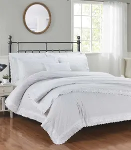 Richmond White Bedspread Luxury Embroidered