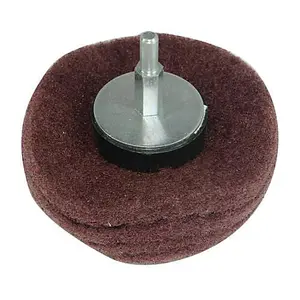 50mm 240 Grit Dome Sanding Mop 6mm Arbor Cleaning Buffing