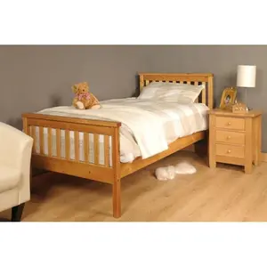 Shane Bed Frame Caramel / Single (3')