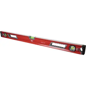 Premium 900mm 3 Chamber Spirit Level with Precision Milled Face and Grip Handle