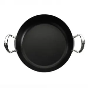 Samuel Groves Classic Non-Stick Stainless Steel Triply 28cm Chefs Pan with Side Handles