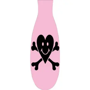 Henbrandt Latex Pirate Balloons (Pack of 10) Pink/Black (One Size)