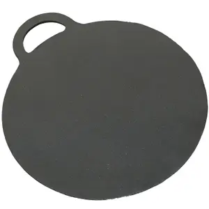 Oypla 30cm Cast Iron Seasoned Baking Stone Cooking Skillet Griddle