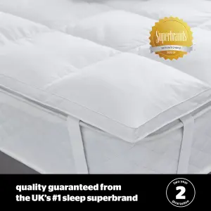 Silentnight Ultimate Luxury Hungarian Goose Feather & Down Mattress Topper - Super King