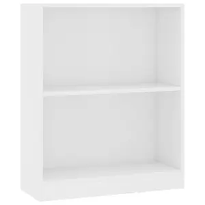 Berkfield Bookshelf White 60x24x74.5 cm Engineered Wood