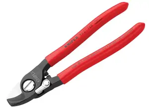 Knipex Cable Shears PVC Grip with Return Spring 165mm