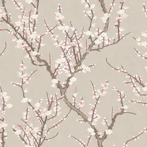 Galerie Spring Blossom Bronze Brown Wallpaper