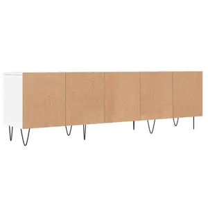 Berkfield TV Cabinet White 150x30x44.5 cm Engineered Wood