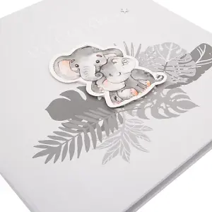 Elephant Themed Cute Baby Growth Records Book with 32 Pages to Personalise