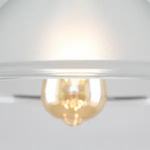 ValueLights Retro Style Clear Glass Tapered Ceiling Pendant Light Shade