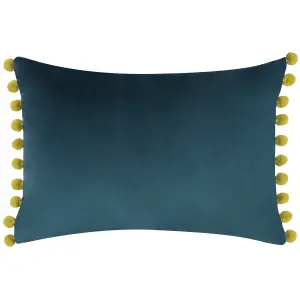 Paoletti Fiesta Velvet Feather Rich Cushion