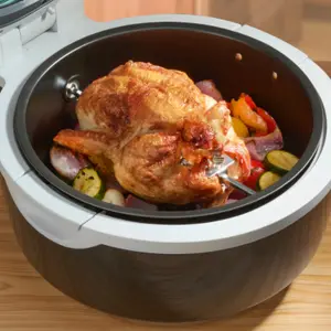 Cooks Professional Digital Air Fryer Rotisserie Oven Grill Roast Steam Air Fry Tabletop Cooker 10L