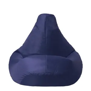 Veeva Kids High Back Bean Bag Navy Blue Indoor Outdoor Childrens Bean Bags