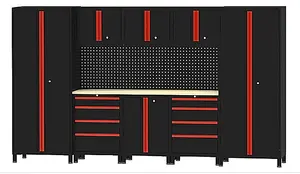 XXL Garage Modular Storage Series System Workshop Tool Chest Workstation