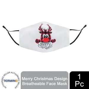 Termin8 Merry Christmas Design Breatheable Masks- Design 7