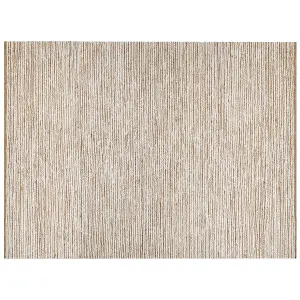 Cotton Area Rug 300 x 400 cm Beige and White BARKHAN