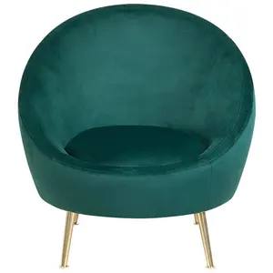 Armchair LANGA Velvet Dark Green