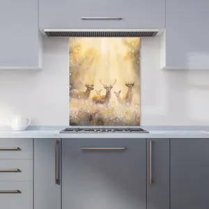 Ava Sterling: 00010 Premium Glass Kitchen Splashback W600mm x H750mm