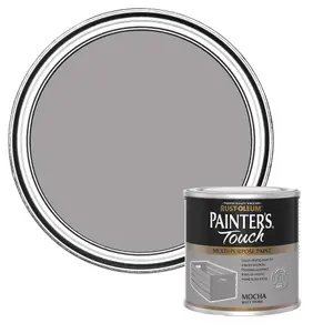 Rust-Oleum Painter's Touch Mocha Matt Multi-room Furniture paint, 250ml