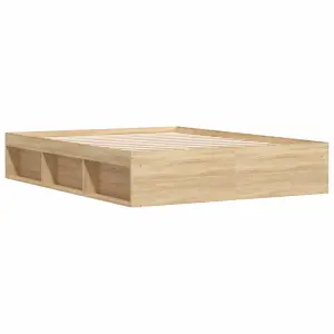 Berkfield Bed Frame Sonoma Oak 140x200 cm