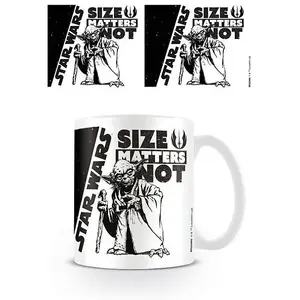 Star Wars Size Matters Not Mug White/Black (One Size)