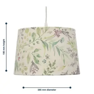 First Choice Lighting Voyage Floral Print 28cm Pendant or Lamp Shade