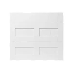 GoodHome Alpinia Tongue & groove Matt white Drawer front, Pack of 3 (H)715mm (W)797mm (T)18mm