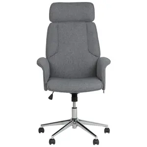 Beliani Minimalist Office Chair Grey PILOT