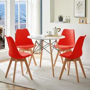 Nero Upholstered Side Chair (Set of 4) Red