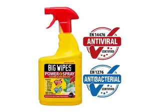 Big Wipes Power Spray Pro+ Antiviral Cleaning Spray 1 litre