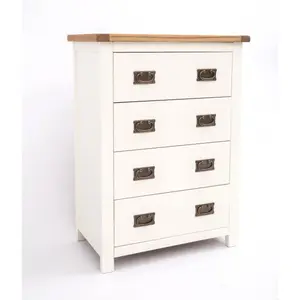 Lovere 4 Drawer Chest of Drawers Bras Drop Handle